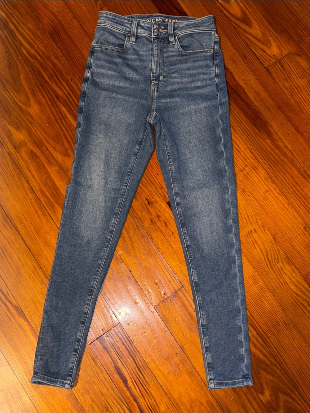 American Eagle Outfitters Skinny Jeans—Faded Blue Wash